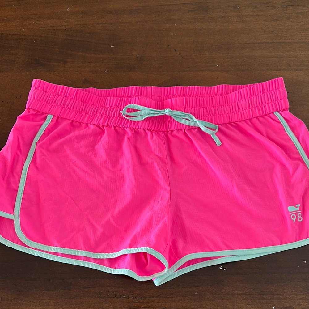Vineyard Vines Pink performance Shorts with Elastic Waistband small